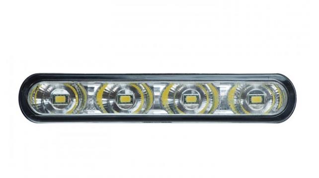 MARELLI 12V-24V GÜNDÜZ SÜRÜŞ LAMBASI 4-LEDLİ (126*29) (FONKSİYONLU) (2 AD)