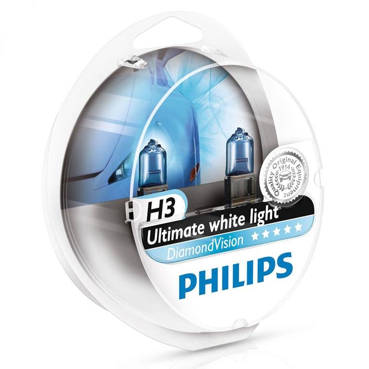 PHILIPS 12V H3 AMPUL 55W BEYAZ IŞIK DIAMOND VISION 5000K (2 AD)