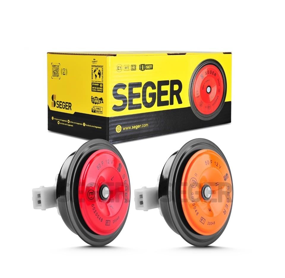 SEGER 12V DİDİT KORNA 335/435 HZ (JPT SOKETLİ) (TAKIM) CITROEN-DACIA-FIAT-PEUGEOT-RENAULT