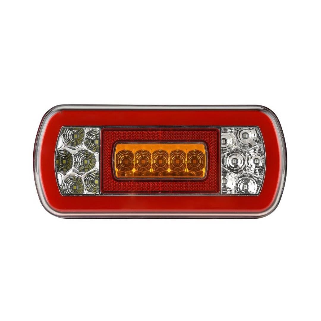 12V STOP LAMBASI (NEON LEDLİ) (4 FONKSİYONLU) (KABLOLU) (220*100*50 MM) E9