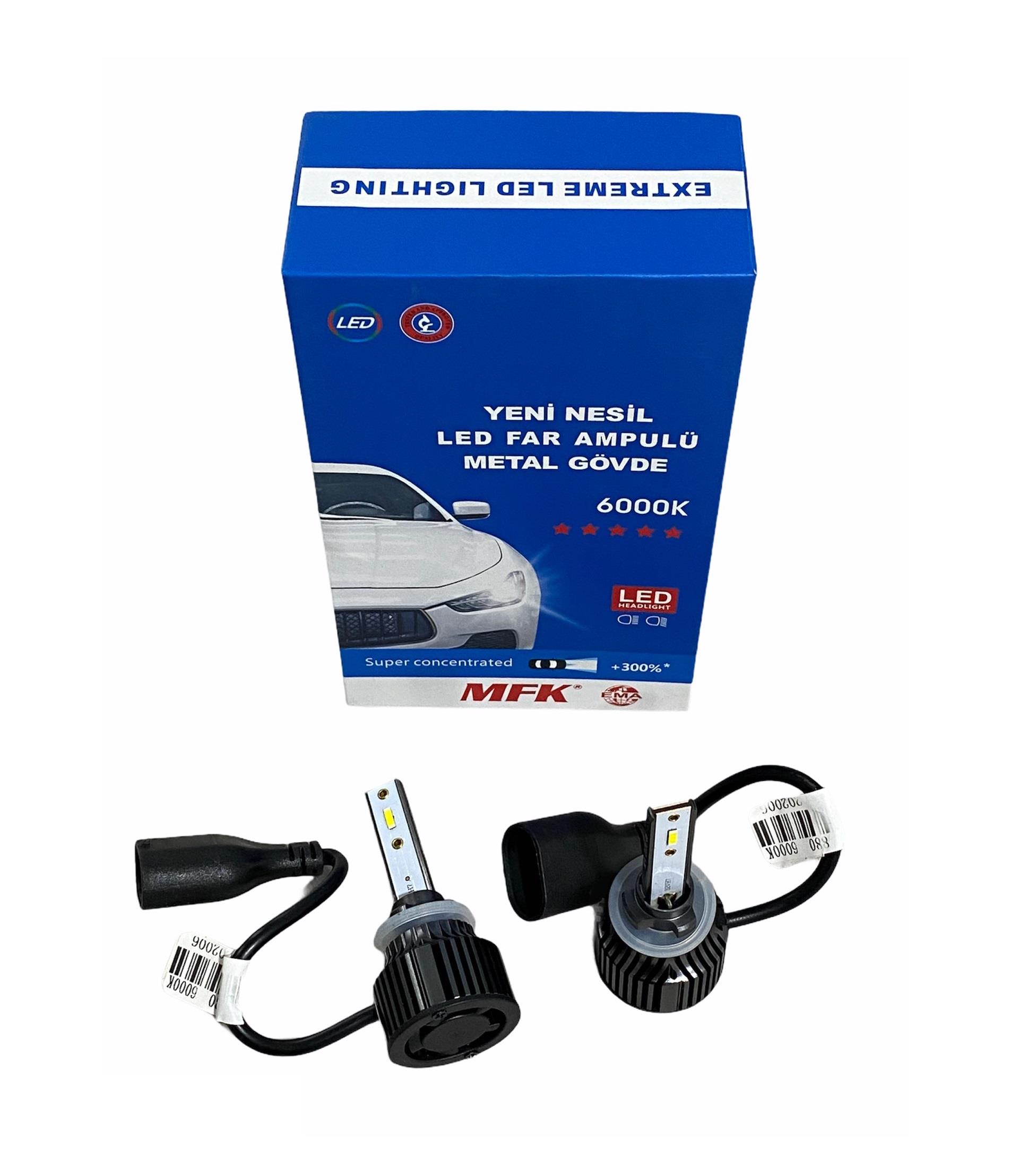 8V-48V H27 CSP LED XENON FAR AMPUL SETİ 6000K 10000 LÜMEN