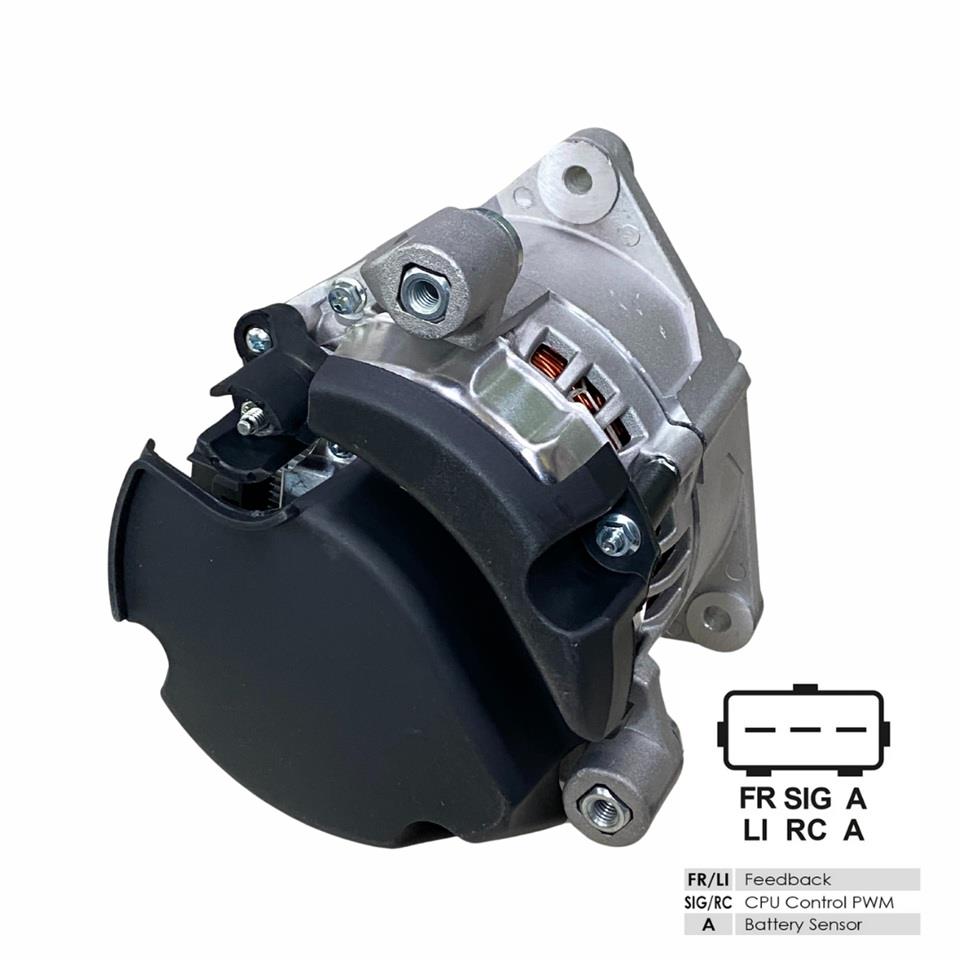 12V ALTERNATÖR DİNAMO 125 A (FR-SIG-A) FORD FOCUS/CONNECT 1.8 TDCI 1998 >