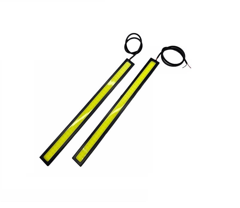12V GÜNDÜZ SÜRÜŞ LEDİ (COB LED) (1.5 CM X 17 CM) (2 AD)