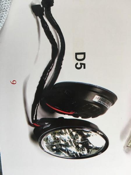 12-24V GÜNDÜZ SÜRÜŞ LAMBASI 4-LEDLİ YUVARLAK 7 CM (2 AD)