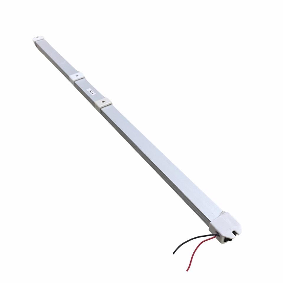 12V FLORESAN TAVAN LAMBASI LEDLİ BEYAZ ANAHTARLI (BUZLU CAM) (47 CM)