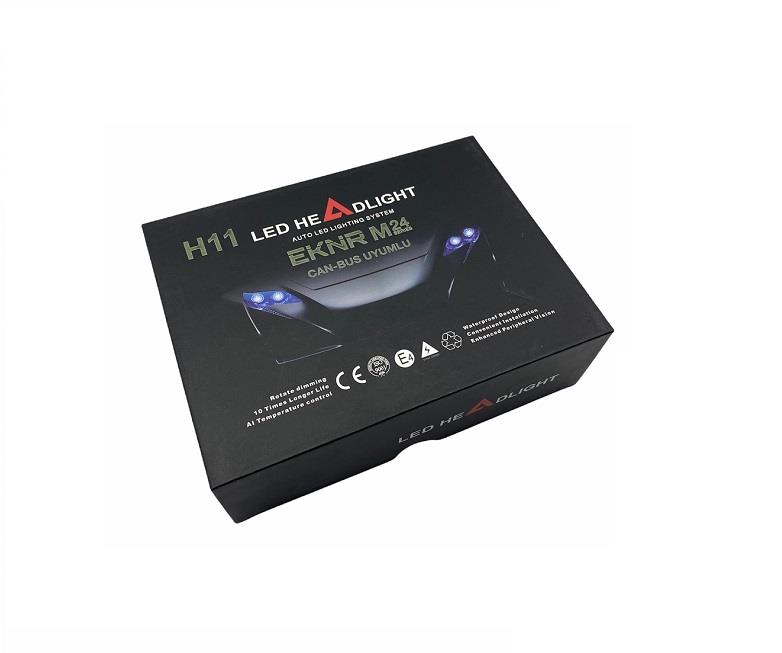 9V-32V H11 DOB LED XENON FAR AMPUL SETİ CANBUS 6500K 8000 LÜMEN