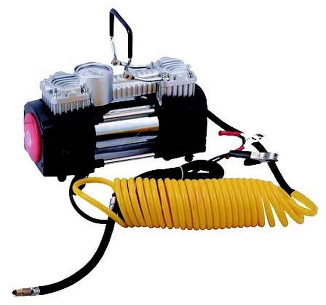 12V LASTİK ŞİŞİRME HAVA KOMPRESÖRÜ METAL ÇİFT PİSTONLU 150 psi