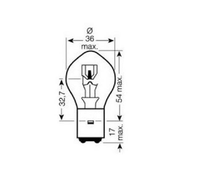 NARVA 12V S2 FAR AMPULÜ 35/35W