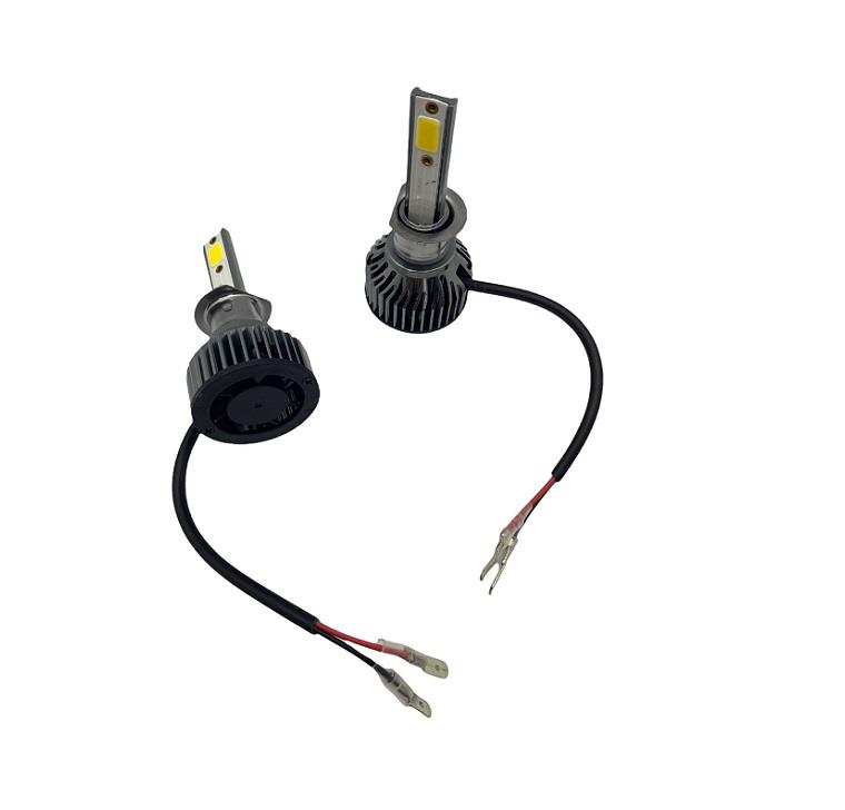 12V-24V H1 COB LED XENON FAR AMPUL SETİ 2000K 8000 LÜMEN (ALTIN SARI)