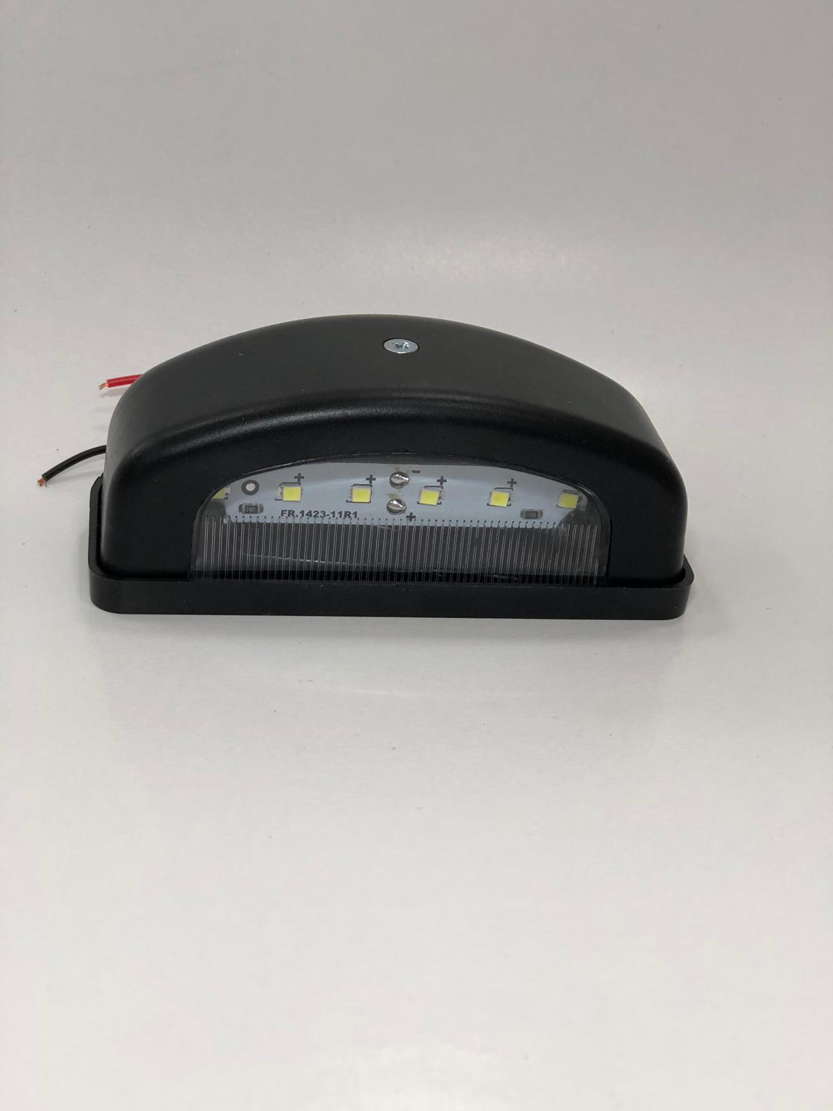 12V-24V PLAKA LAMBASI 6 LEDLİ (SİYAH)
