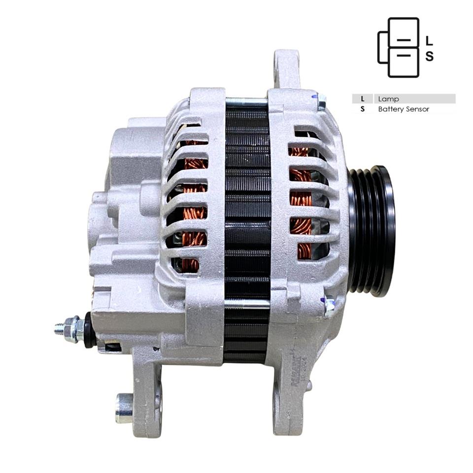 12V ALTERNATÖR DİNAMO 85 A (2 FİŞ) (L-S) HYUNDA ACCENT/EXCEL/SONATA-MITSUBISHI COLT/GALANT/LANCER