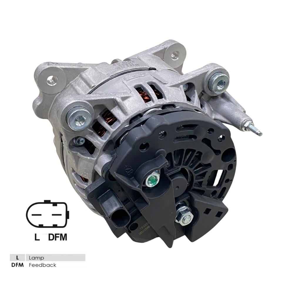 WUTSE 12V ALTERNATÖR DİNAMO BOSCH TİPİ 120 A (L-DFM) AUDI-SEAT-SKODA-VW 
