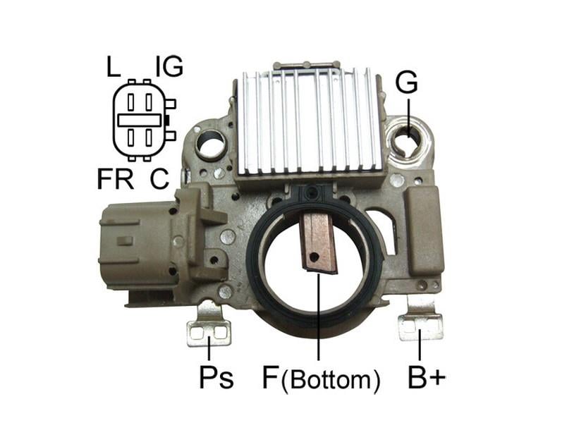 12V KÖMÜRLÜ KONJEKTÖR (4 FİŞ SOKETLİ ) (C-FR-IG-L) HONDA CIVIC/CR-V