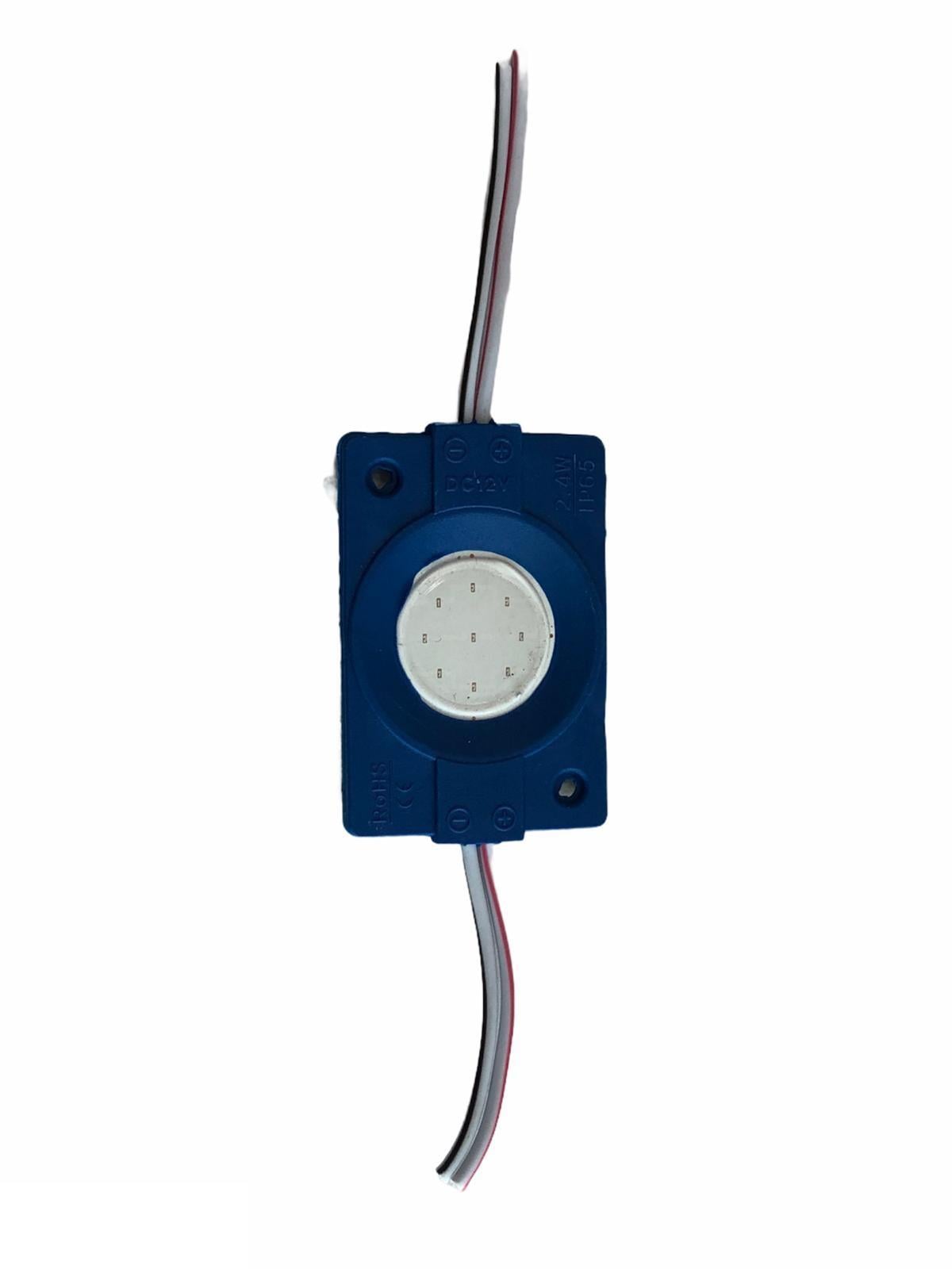 12V PARMAK LAMBA COB LEDLİ (45*30 MM) (MAVİ)
