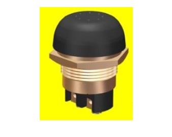 ENG BUTON (VİDALI) (LASTİKLİ) (22 MM) (PİRİNÇ) SİYAH