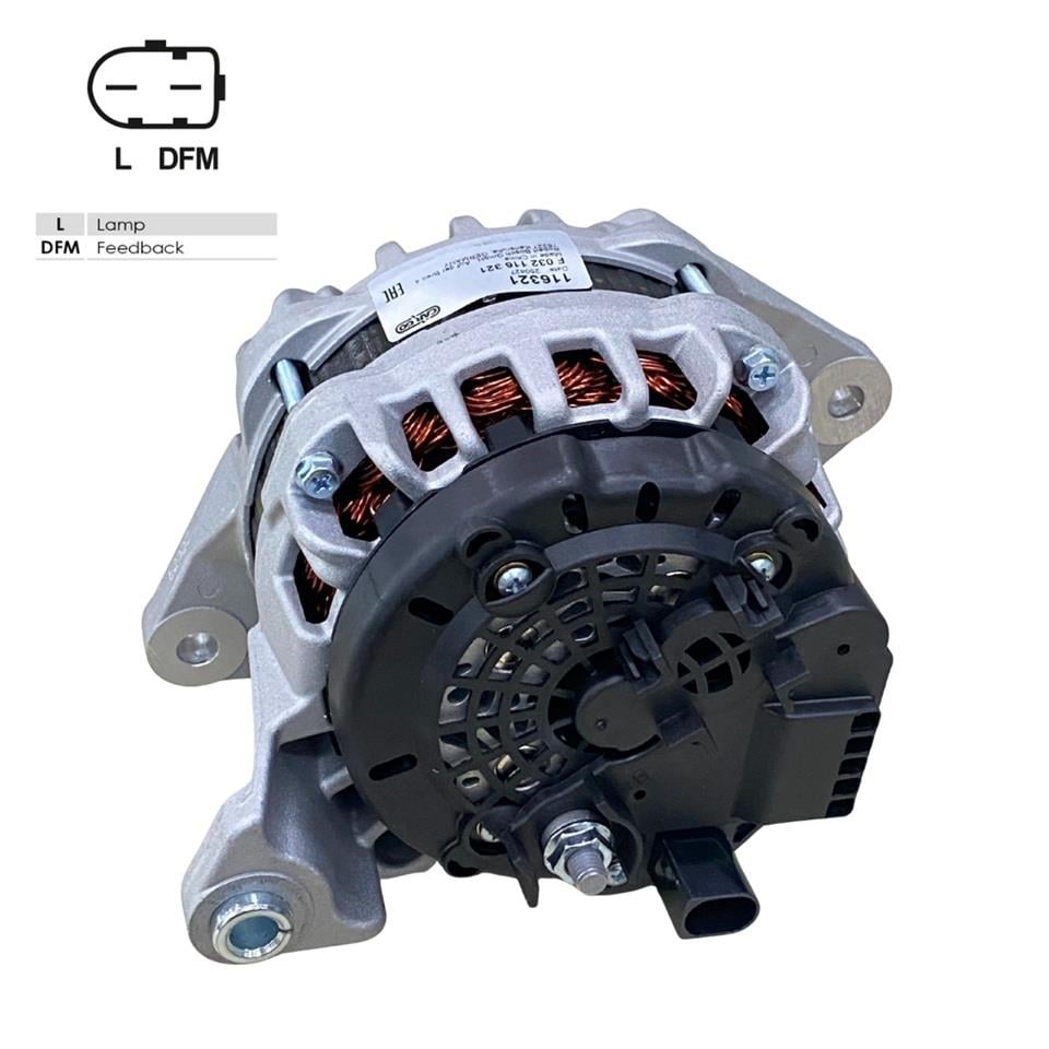 CARGO 12V ALTERNATÖR DİNAMO 150 A (L-DFM) FIAT DUCATO-IVECO DAILY-KARSAN J10/JEST-PEUGEOT J10