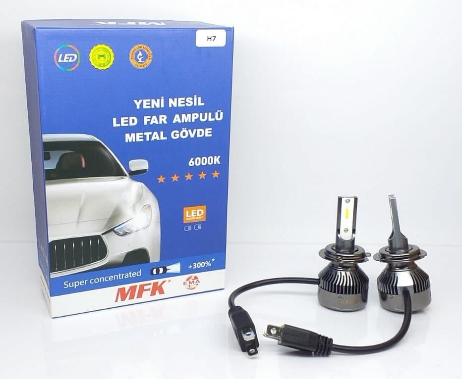 8V-48V H7 CSP LED XENON FAR AMPUL SETİ 6000K 10000 LÜMEN