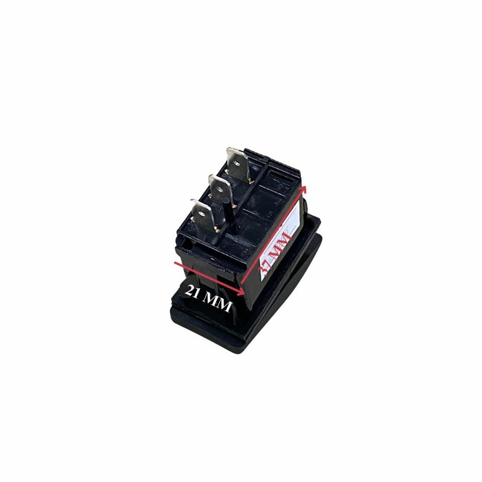 TUŞLU ANAHTAR (3 FİŞ) (ÇİFT DEVRE) (12V 20A DC/24V 10A DC)