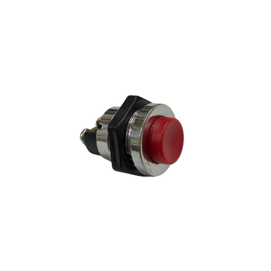 BUTON METAL (VİDALI) (22 MM) KIRMIZI
