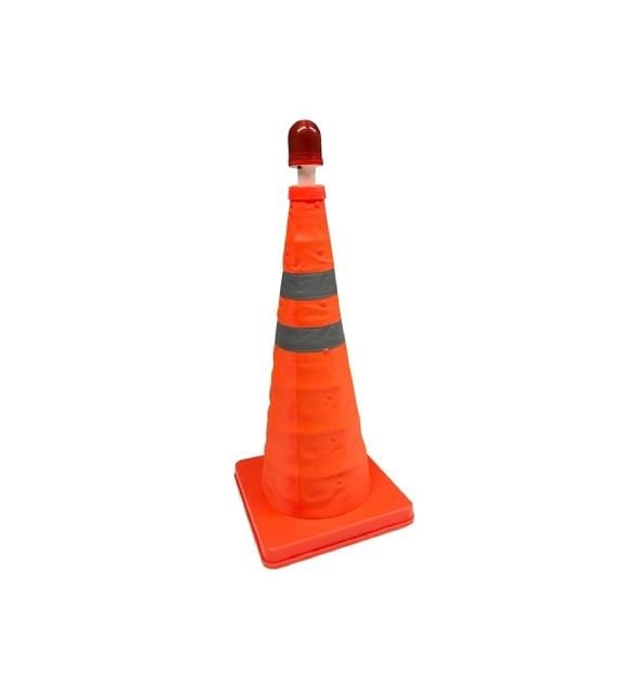 KATLANIR TRAFİK KONİSİ (DUBA) (IŞIKLI) 70 CM