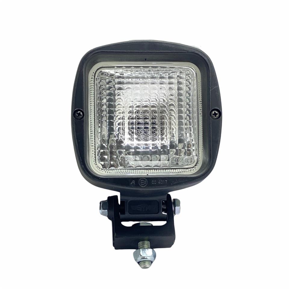 SİM ÇALIŞMA LAMBASI-FARI OVAL BUZLU CAM (H3 AMPULSÜZ) (110*110 MM) FORKLİFT-İŞ MAKİNESİ