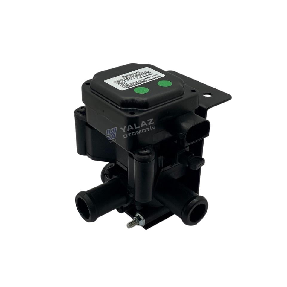 KORMAS 12V KALORİFER MUSLUĞU (VANA) (MOTORLU) (3 YOLLU) (22 MM) (6 FİŞLİ SOKETLİ KABLOSUZ)