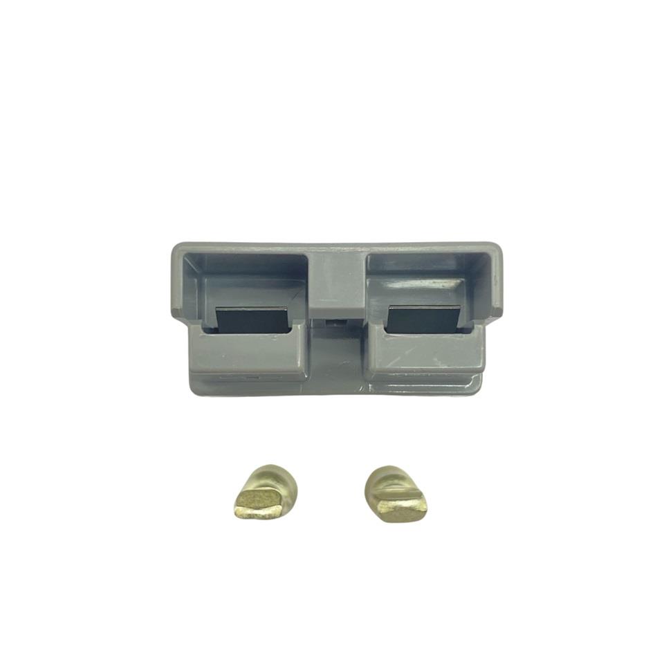 600V AKÜ SOKETİ 50A (GRİ) (ÇAP:36 BOY:48 MM)