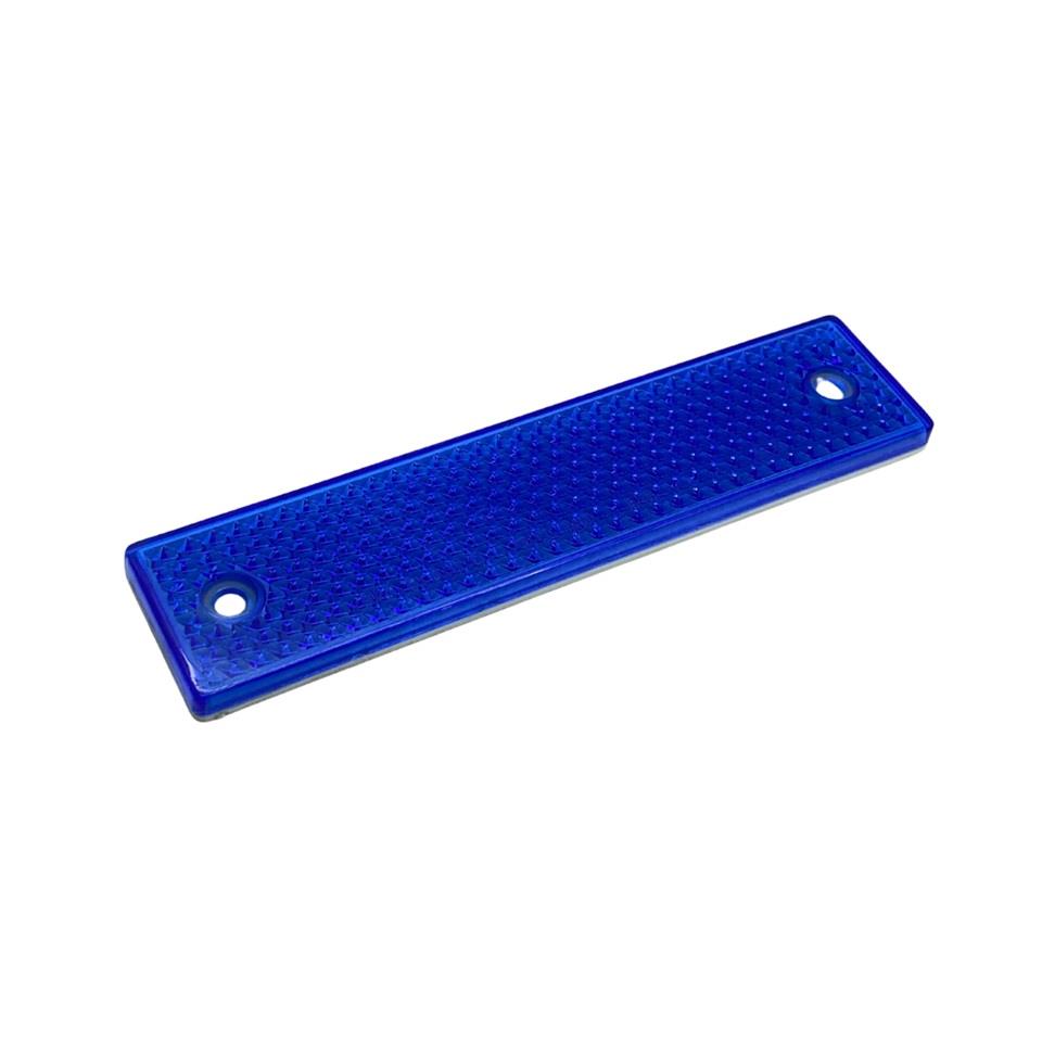 DİKDÖRTGEN REFLEKTÖR MAVİ DELİKLİ (181*42 MM) E9