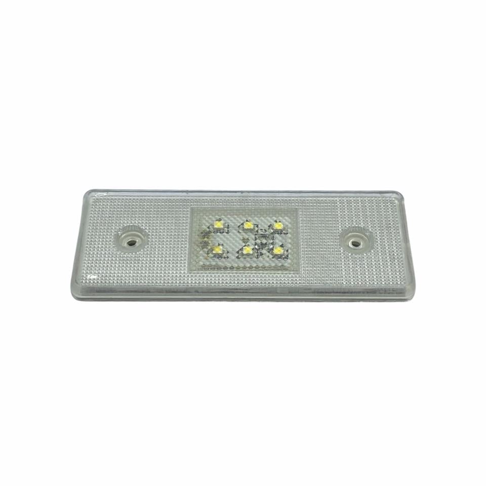 24V YAN PARK LAMBAS DORSE SİDE MARKER BEYAZ (6 LEDLİ) (111*42 MM)