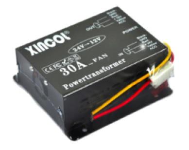 XINCOL 24V>12V KONVERTÖR (VOLTAJ DÜŞÜRÜCÜ) 30 A (HAFIZALI)
