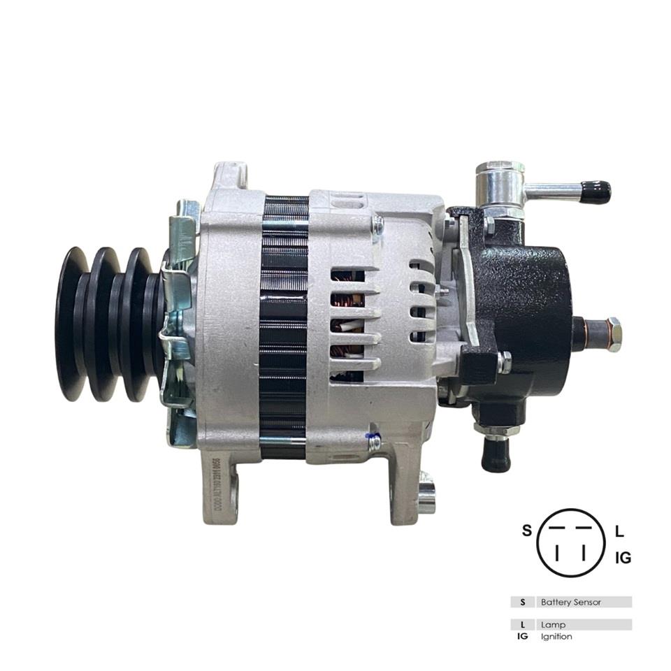 24V ALTERNATÖR DİNAMO 45 A (3 FİŞ) (S-L-IG) ISUZU CHAMPION OTOBÜS