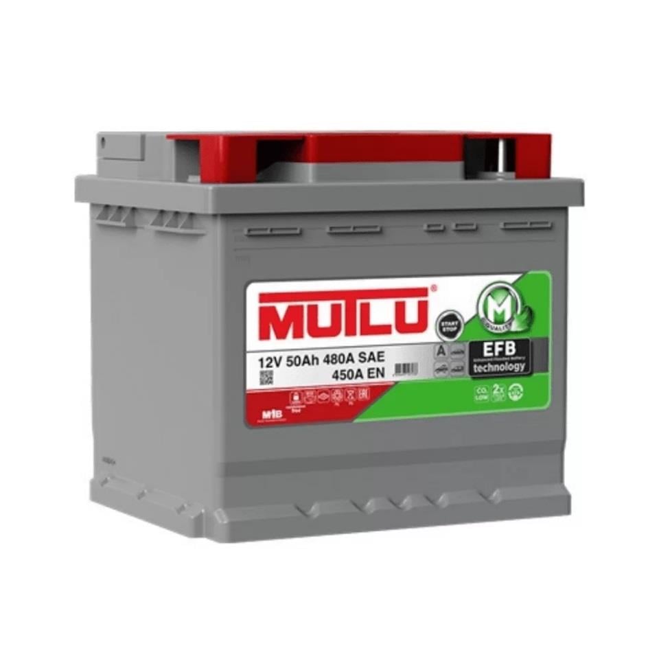 MUTLU 12V 50 AH AKÜ EFB 450 A (EN) (START-STOP) (207*175*190)