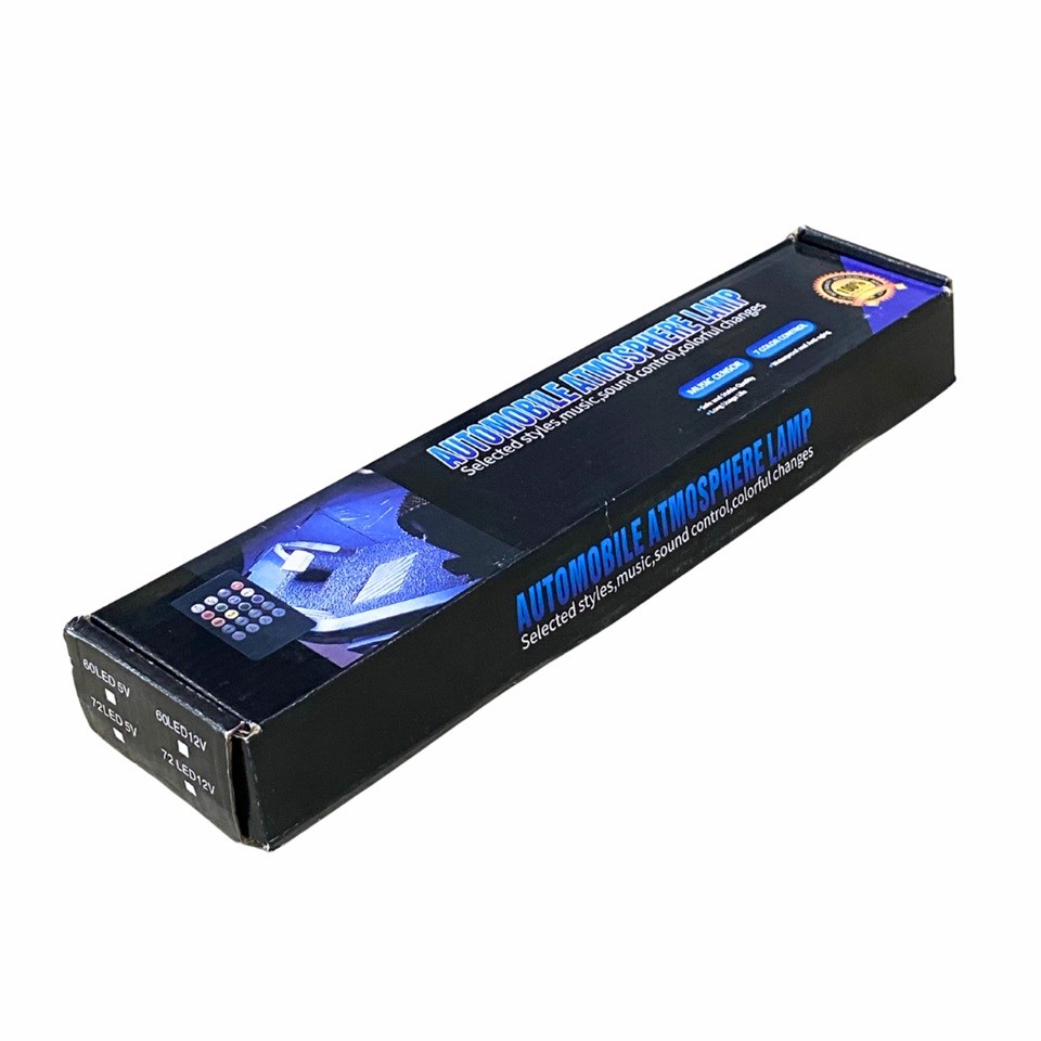 12V AYAK ALTI LAMBA 4LÜ SESE DUYARLI (KUMANDALI) ÇAKMAK FİŞLİ