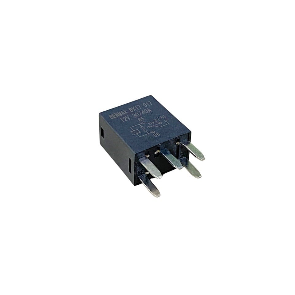 12V RÖLE 5 UÇLU 30/40 A MİKRO (USA TİPİ) (ÇİFT PLATİN) (DİRENÇLİ) (30-85-86-87-87a)