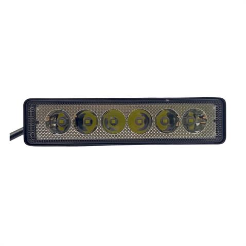 12V-24V ÇALIŞMA LAMBASI/OFF-ROAD İNCE TİP (6 X 3W LEDLİ) (160*45 MM)