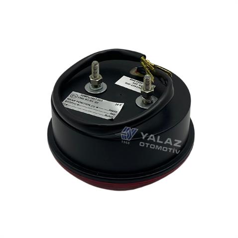 FARPLAS 24V PARK-STOP LAMBASI LEDLİ (YUVARLAK) GÜLERYÜZ COBRA-MITSUBISHI-OTOKAR-TEMSA (122 MM)