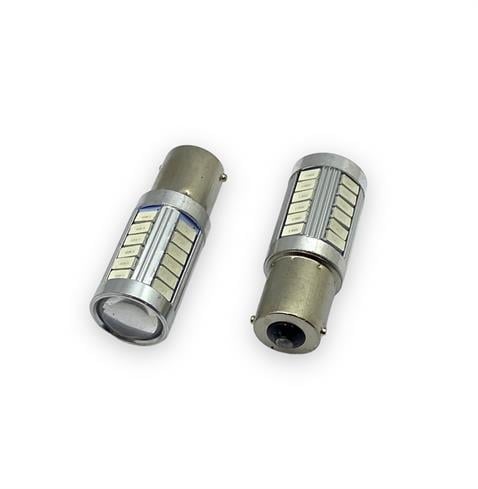 12V 93 AMPUL 33 LEDLİ KIRMIZI (MERCEKLİ) CB (2 AD)