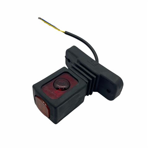 12V-24V DORSE DIŞ İŞARET BOYNUZ LAMBA KISA DÜZ (LEDLİ) (112*96 MM)