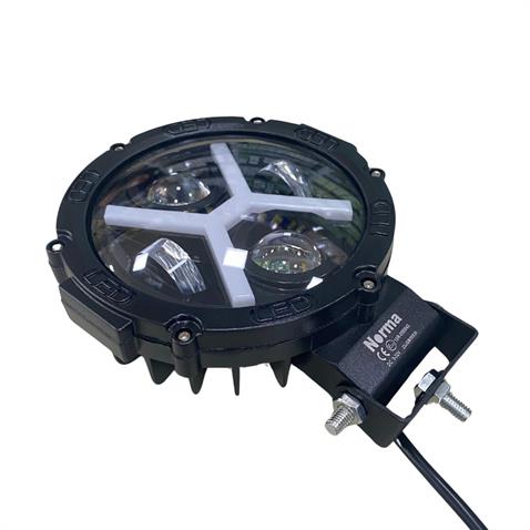9V-32V OFF-ROAD ÇALIŞMA LAMBASI YUVARLAK (4 LEDLİ) (162*172 MM) E9