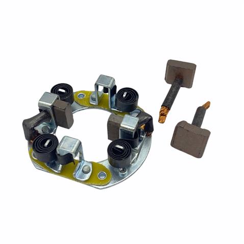 24V MARŞ KÖMÜR YUVASI HITACHI TİPİ (4 KÖMÜRLÜ) (TERS) ISUZU NKR/NPR 