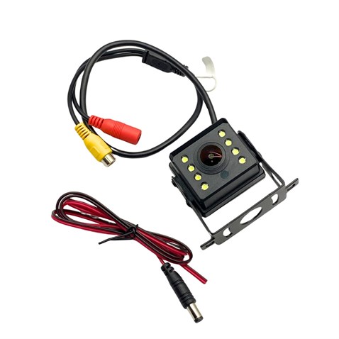 12V-24V KAMERA (GECE GÖRÜŞLÜ) AYAKLI KARE KAMYON-TIR-İŞ MAKİNASI