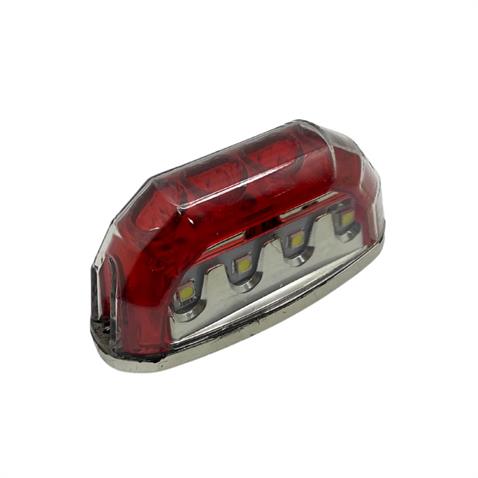 12V-24V PLAKA-POZİSYON LAMBASI 8 LEDLİ (KIRMIZI)