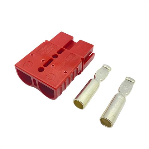 600V ELEKTRİKLİ FORKLİFT AKÜ SOKETİ 120 A 35 MM (KIRMIZI) (ÇAP:46 BOY:64 MM)