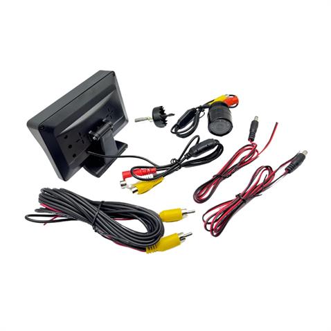 12V ARAÇ İÇİ LCD EKRAN (4.3 ) + (GECE GÖRÜŞLÜ KAMERA 28 MM)