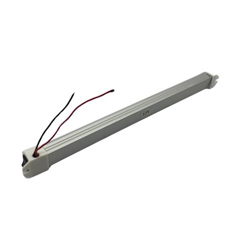12V FLORESAN TAVAN LAMBASI 18 LEDLİ ANAHTARLI BEYAZ (ŞEFFAF CAM) (25 CM)