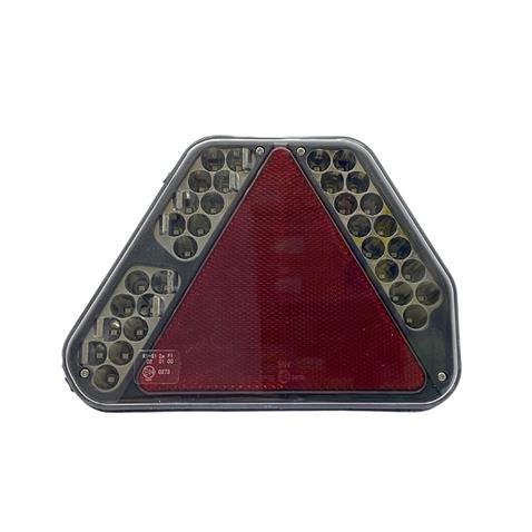 12V STOP LAMBASI ÜÇGENLİ (LEDLİ) (FREN-PARK-SİNYAL-SİS) (200*145*40 MM) SOL E9