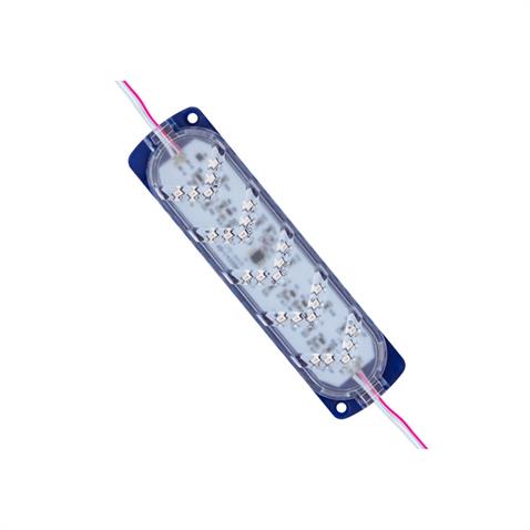 12V ÇAKAR LAMBA LEDLİ (OK İŞARETLİ) (MAVİ) KABLOLU (142*37 MM)