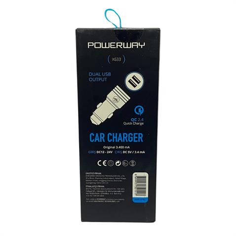 12V-24V TELEFON ŞARJ CİHAZI 2.4 A/1 A (ÇAKMAK GİRİŞLİ) (2 X USB GİRİŞLİ) GÜMÜŞ GRİ 