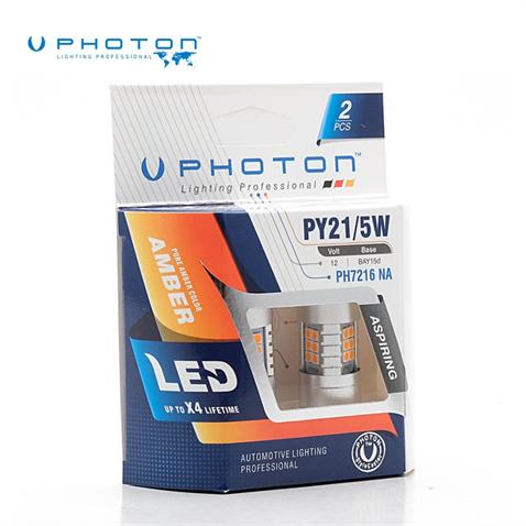 PHOTON 12V 1016 AMPUL 39 LEDLİ SARI (2 AD)
