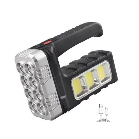 KAMP LAMBASI-FENERİ LEDLİ (FONKSİYONLU) (USB ŞARJLI-GÜNEŞ ENERJİLİ) (140*97 MM)